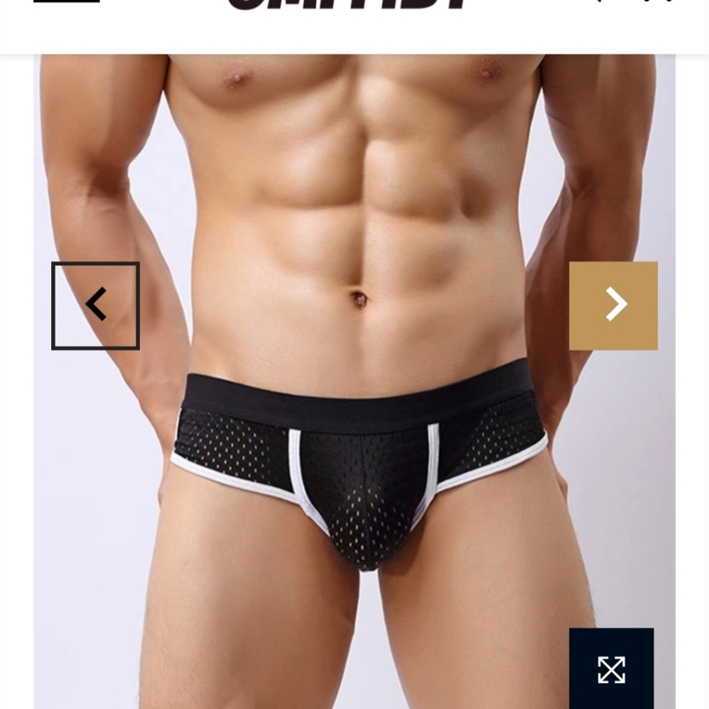 🔮 Pink Hero Cotton Stretch  XL Mesh Breathable Supportive Pouch Briefs